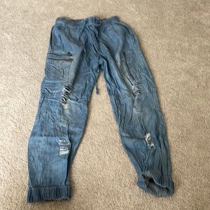 Vintage Havana denim-looking joggers